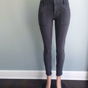 Joie So-Real Skinny B Zipper Ankle Grey